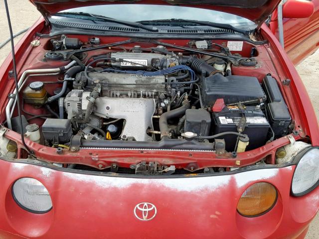 JT2ST07N7S0023787 - 1995 TOYOTA CELICA GT RED photo 7