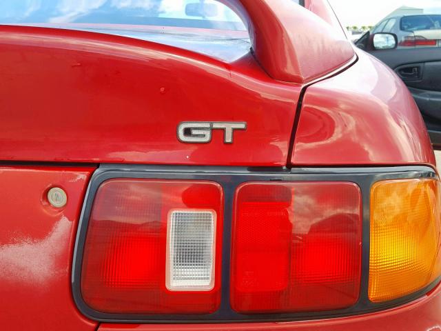JT2ST07N7S0023787 - 1995 TOYOTA CELICA GT RED photo 9