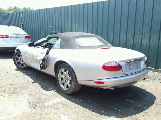 SAJDA42C91NA14775 - 2001 JAGUAR XK8 SILVER photo 3