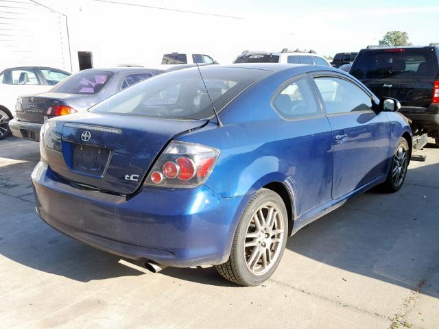 JTKDE167490280699 - 2009 TOYOTA SCION TC ლურჯი ფოტო 4