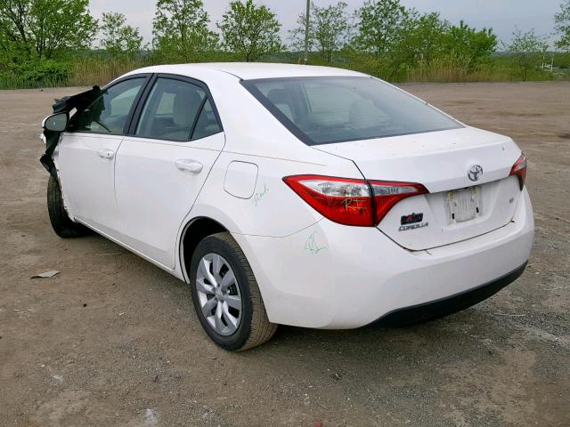 2T1BURHE4GC743794 - 2016 TOYOTA COROLLA L WHITE photo 4