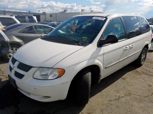 2B8GP44371R289287 - 2001 DODGE GRAND CARAVAN SPORT  photo 2