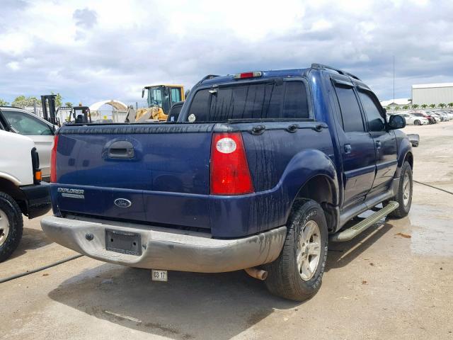 1FMZU67K25UB36566 - 2005 FORD EXPLORER S BLUE photo 4