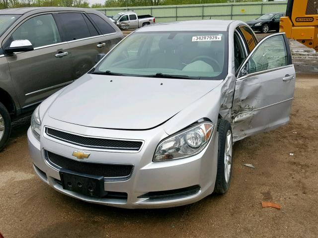 1G1ZB5E17BF198665 - 2011 CHEVROLET MALIBU LS SILVER photo 2