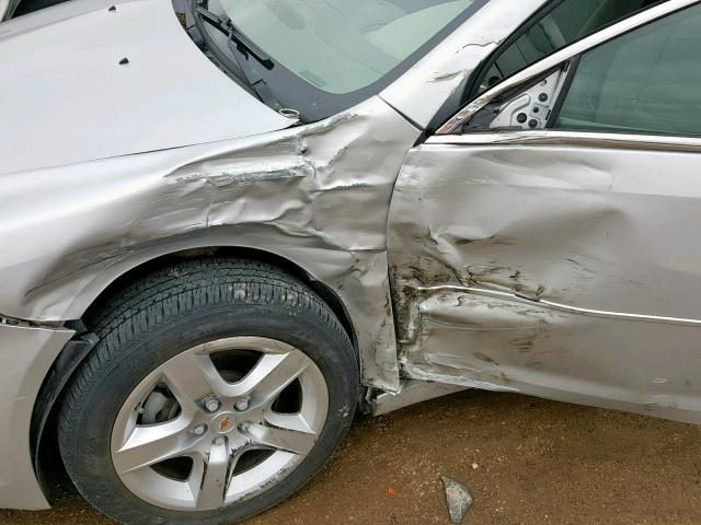 1G1ZB5E17BF198665 - 2011 CHEVROLET MALIBU LS SILVER photo 9