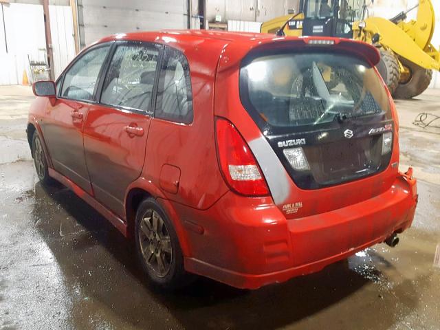 JS2RD41H635201857 - 2003 SUZUKI AERIO SX RED photo 3