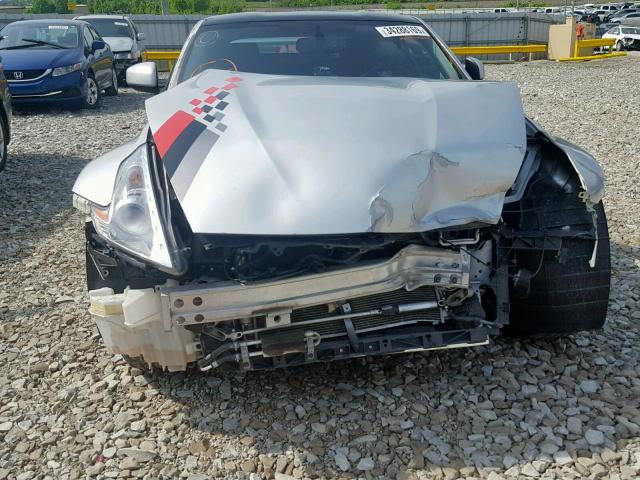 JN1AZ4EH6DM381029 - 2013 NISSAN 370Z BASE SILVER photo 10