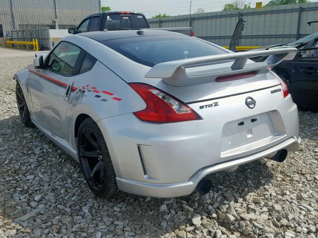 JN1AZ4EH6DM381029 - 2013 NISSAN 370Z BASE SILVER photo 3