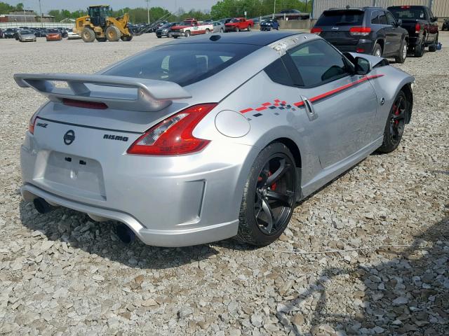 JN1AZ4EH6DM381029 - 2013 NISSAN 370Z BASE SILVER photo 4