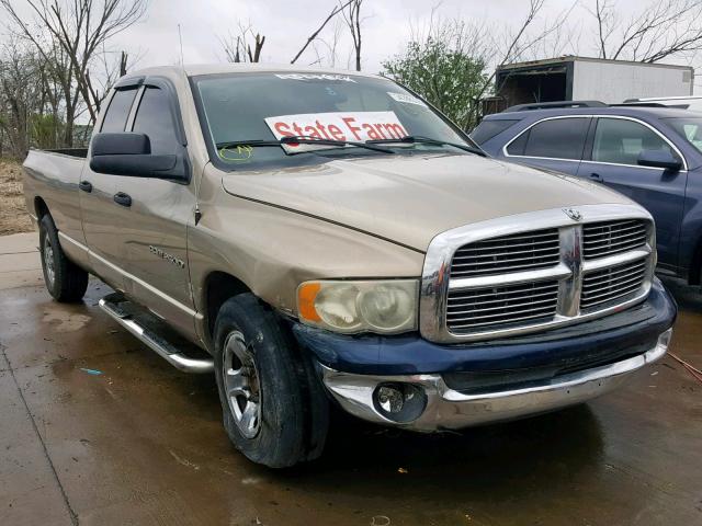 3D7KA28693G700843 - 2003 DODGE RAM 2500 S ოქროსფერი ფოტო 1