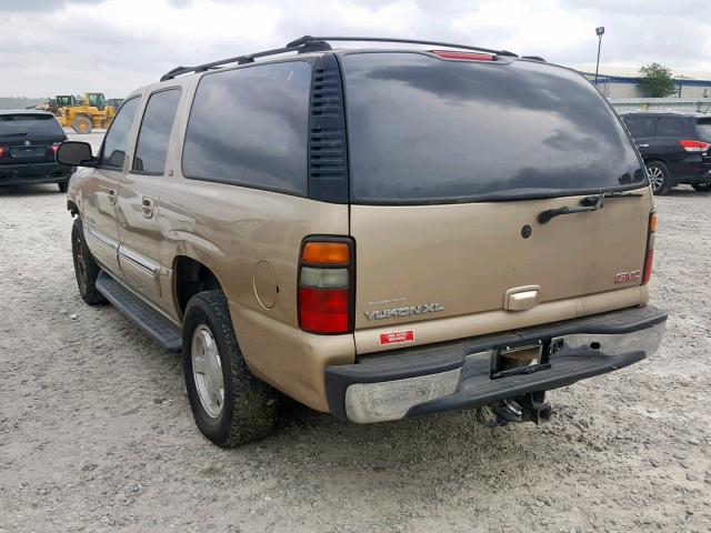 1GKEC16Z85J199376 - 2005 GMC YUKON XL C GOLD photo 3