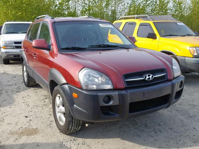 KM8JM12DX5U174815 - 2005 HYUNDAI TUCSON GL RED photo 1