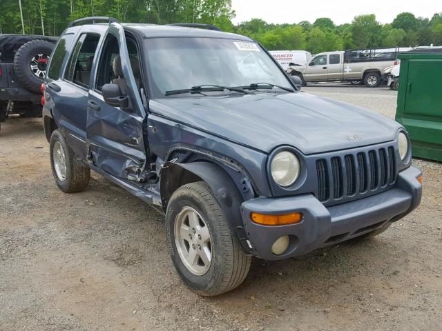 1J4GL58K22W255980 - 2002 JEEP LIBERTY LI BLUE photo 1