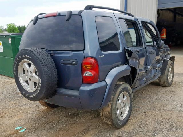 1J4GL58K22W255980 - 2002 JEEP LIBERTY LI BLUE photo 4