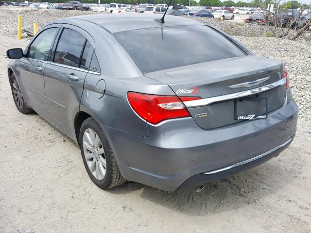 1C3CCBBG4DN659318 - 2013 CHRYSLER 200 TOURIN GRAY photo 3