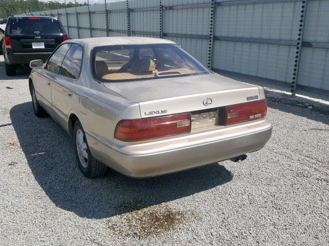 JT8VK13T7P0125761 - 1993 LEXUS ES 300 TAN photo 3