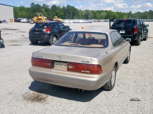 JT8VK13T7P0125761 - 1993 LEXUS ES 300 TAN photo 4