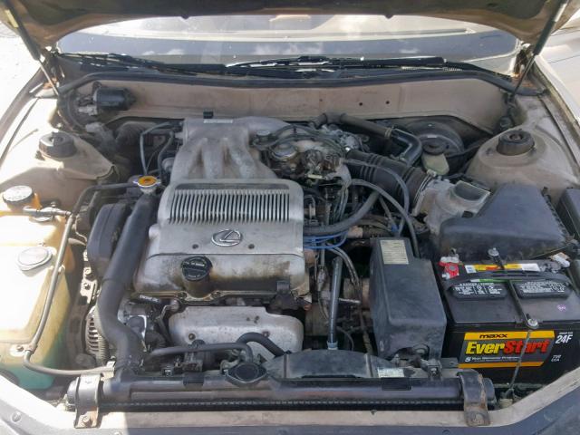 JT8VK13T7P0125761 - 1993 LEXUS ES 300 TAN photo 7