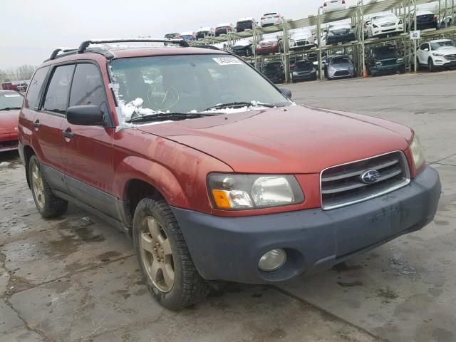 JF1SG63623H726204 - 2003 SUBARU FORESTER 2 RED photo 1