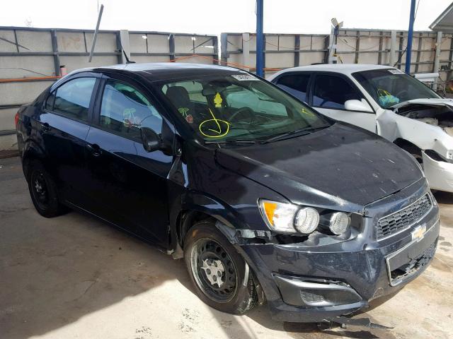 1G1JA5SHXD4121854 - 2013 CHEVROLET SONIC LS BLACK photo 1