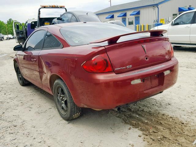 1G2AL15F877268850 - 2007 PONTIAC G5 RED photo 3