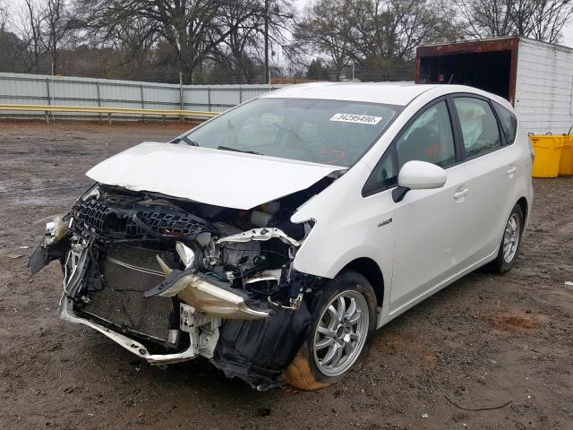 JTDZN3EU6C3036008 - 2012 TOYOTA PRIUS V  photo 2