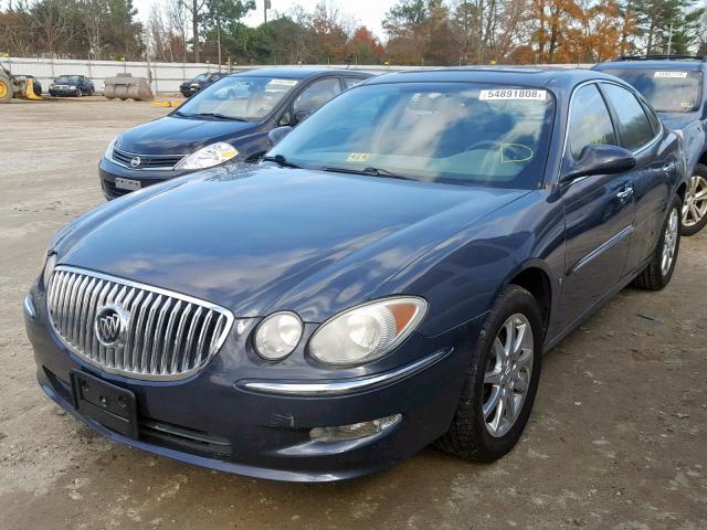 2G4WD582681215637 - 2008 BUICK LACROSSE C BLUE photo 2