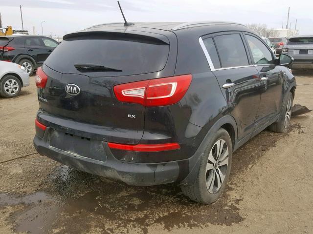 KNDPCCA23D7479549 - 2013 KIA SPORTAGE E BLACK photo 4