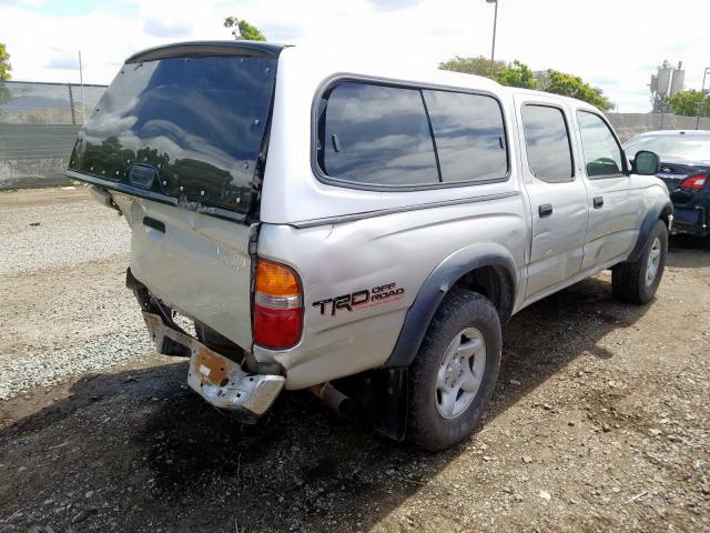5TEGN92N74Z360918 - 2004 TOYOTA TACOMA DOUBLE CAB PRERUNNER  photo 4