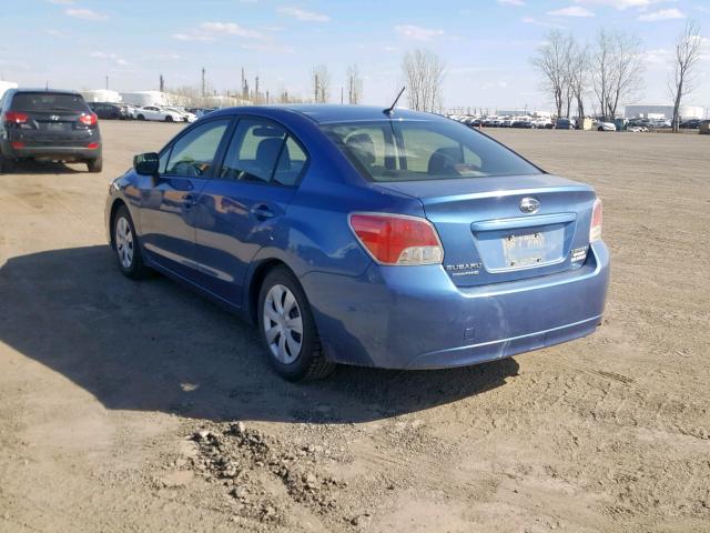 JF1GJAA63EH018320 - 2014 SUBARU IMPREZA BLUE photo 3