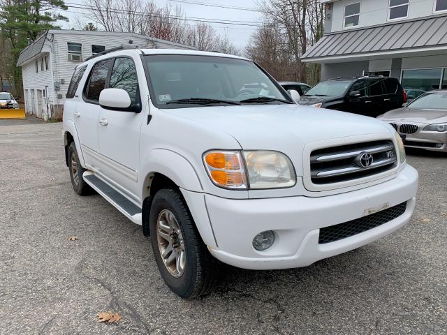 5TDBT48A83S188482 - 2003 TOYOTA SEQUOIA LI WHITE photo 2