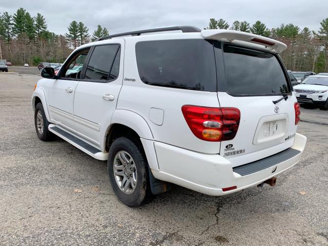 5TDBT48A83S188482 - 2003 TOYOTA SEQUOIA LI WHITE photo 4