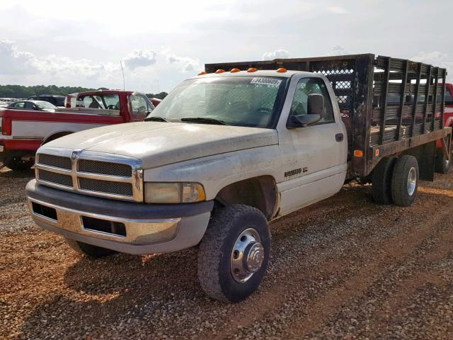 3B6MC36531M248579 - 2001 DODGE RAM 3500 WHITE photo 2