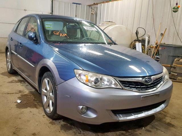 JF1GH63638H823342 - 2008 SUBARU IMPREZA OU BLUE photo 1