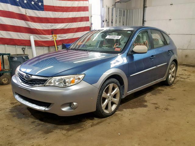 JF1GH63638H823342 - 2008 SUBARU IMPREZA OU BLUE photo 2