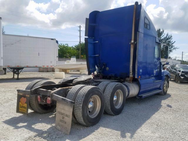 1FUYSSEB5WL926803 - 1998 FREIGHTLINER CONVENTION BLUE photo 4