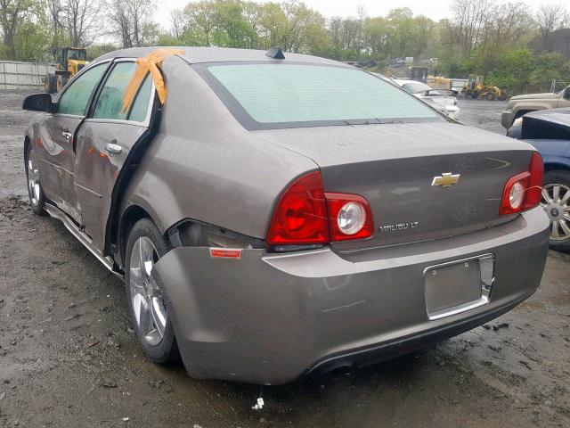1G1ZC5E05CF182597 - 2012 CHEVROLET MALIBU 1LT 棕色 照片 3