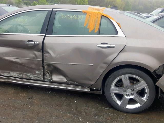 1G1ZC5E05CF182597 - 2012 CHEVROLET MALIBU 1LT 棕色 照片 9