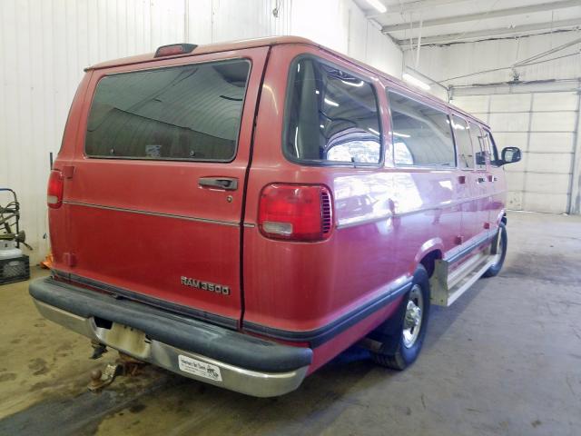 2B5WB35Z7XK552237 - 1999 DODGE RAM WAGON B3500  photo 4