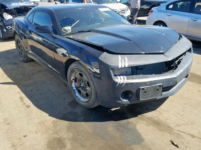 2G1FA1E39C9131589 - 2012 CHEVROLET CAMARO LS BLACK photo 1