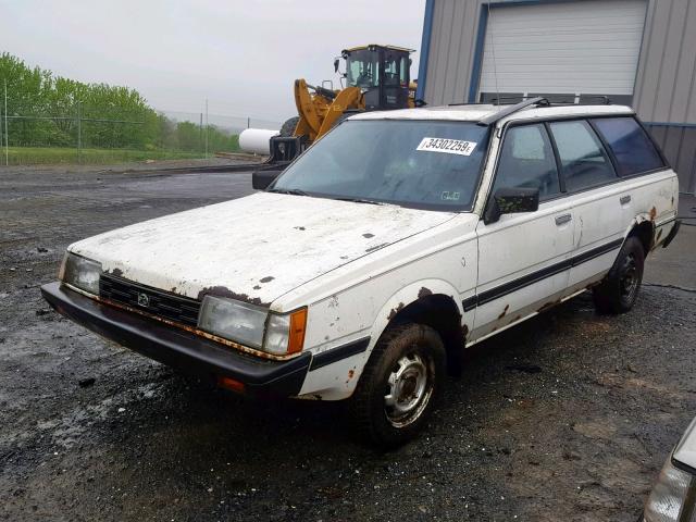 JF2AN53B5FE403453 - 1985 SUBARU GL 4WD WHITE photo 2