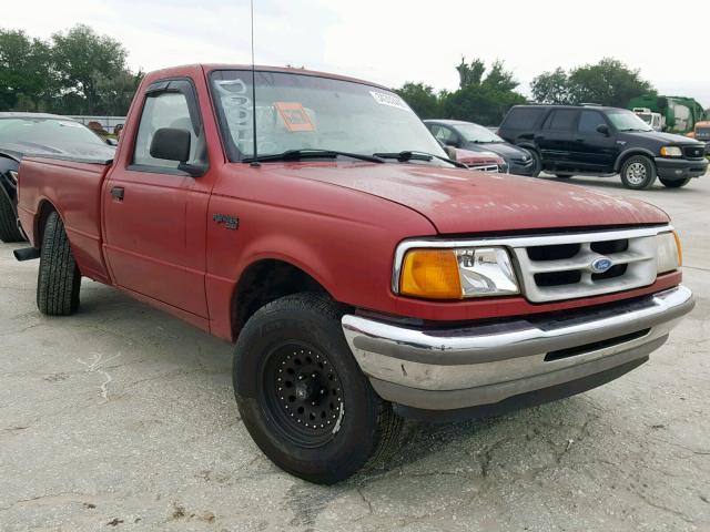 1FTCR10A7TUD60199 - 1996 FORD RANGER MAROON photo 1