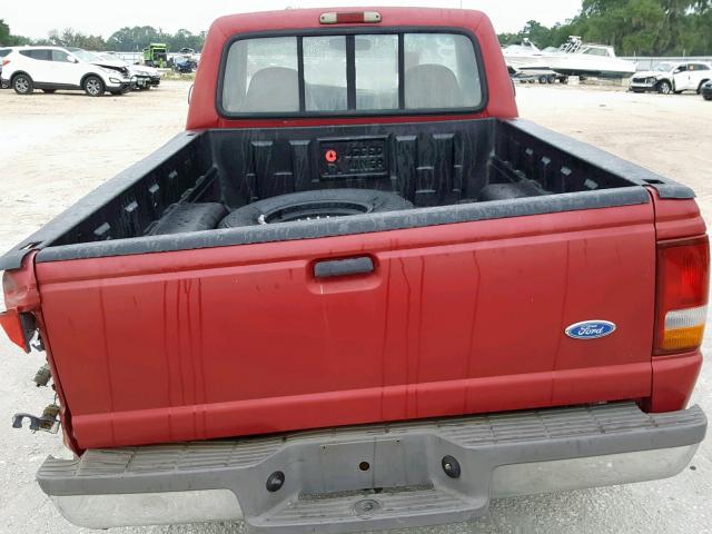 1FTCR10A7TUD60199 - 1996 FORD RANGER MAROON photo 6