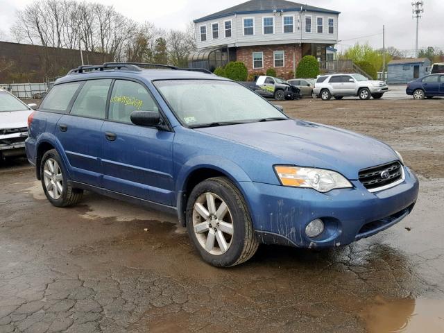 4S4BP61C276327454 - 2007 SUBARU LEGACY OUT BLUE photo 1