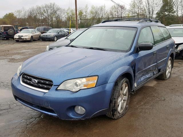 4S4BP61C276327454 - 2007 SUBARU LEGACY OUT BLUE photo 2