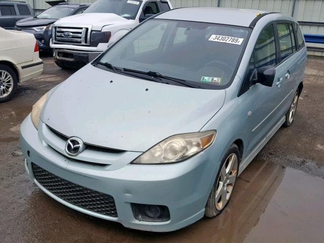 JM1CR293160129126 - 2006 MAZDA 5 GREEN photo 2