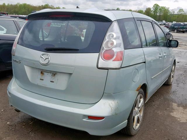 JM1CR293160129126 - 2006 MAZDA 5 GREEN photo 4