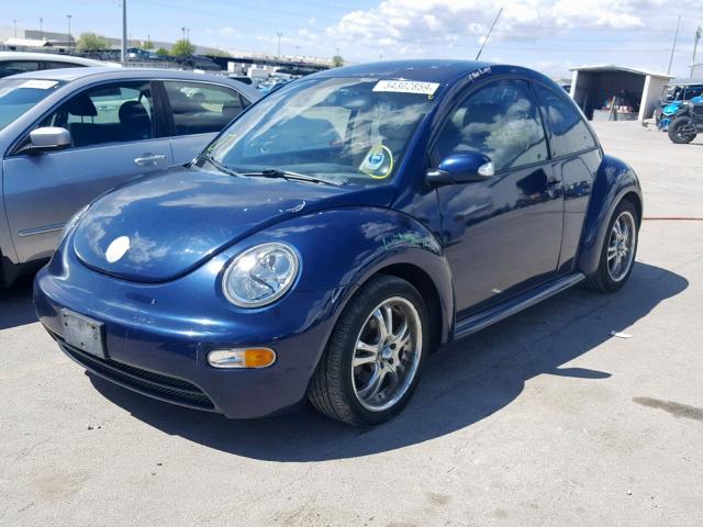 3VWBK31C54M415117 - 2004 VOLKSWAGEN NEW BEETLE ლურჯი ფოტო 2
