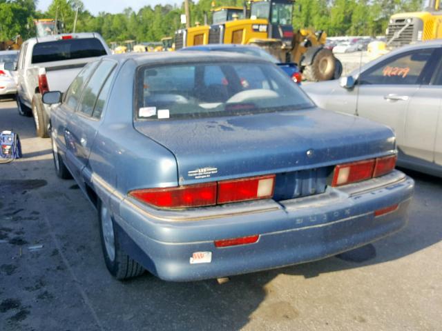 1G4NJ52M2WC408311 - 1998 BUICK SKYLARK CU BLUE photo 3