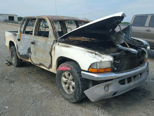 1D7HL48K44S506602 - 2004 DODGE DAKOTA QUA BURN photo 1